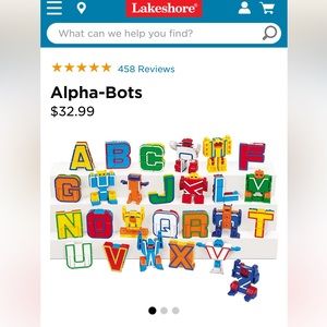 Alphabet robots